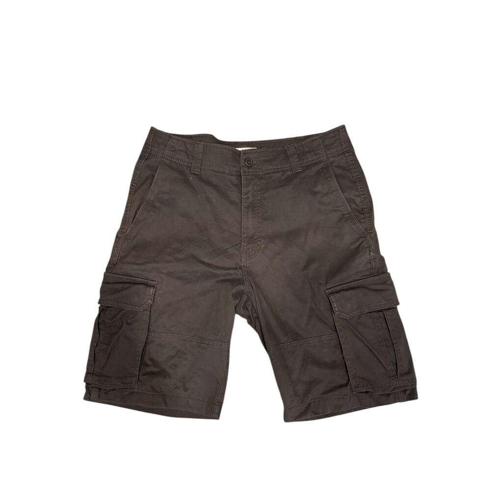 Gray cargo shorts men’s size 32 by Goodfellow and Co. inseam 10”, rise 11.5”